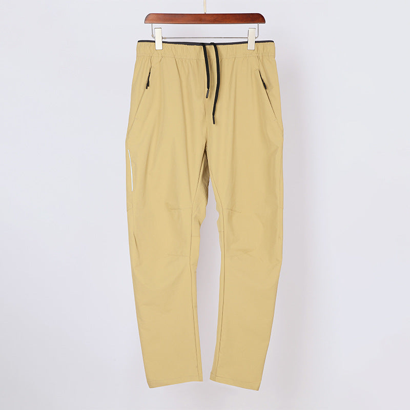 Ankle-tied Sports Pants High Elasticity Quick-dry Casual