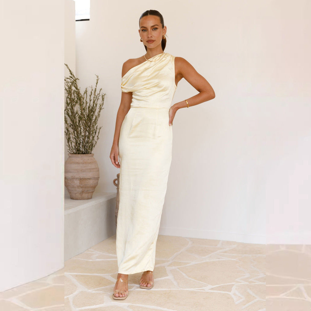 Sexy Tube Top Sleeveless Midi Dress