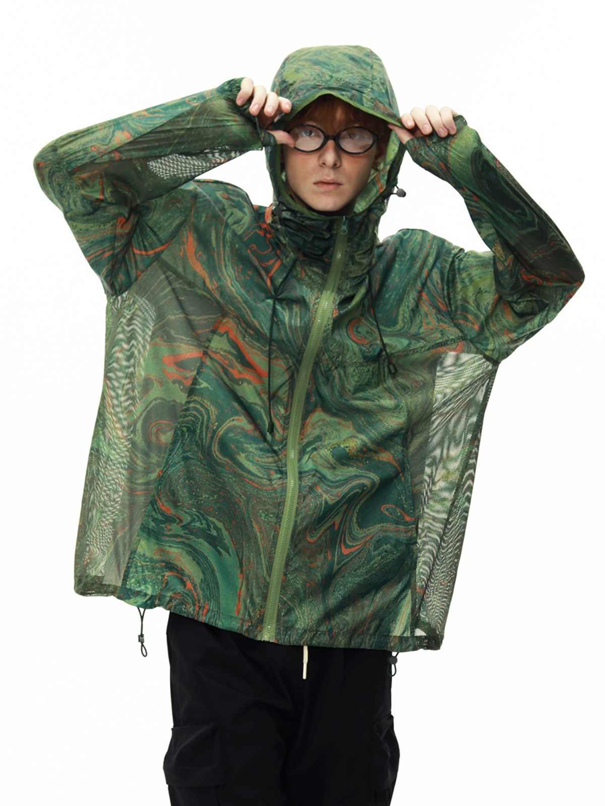 UV Protection Ice Silk Sun Protection Clothing Men's Lightweight Breathable Jacket