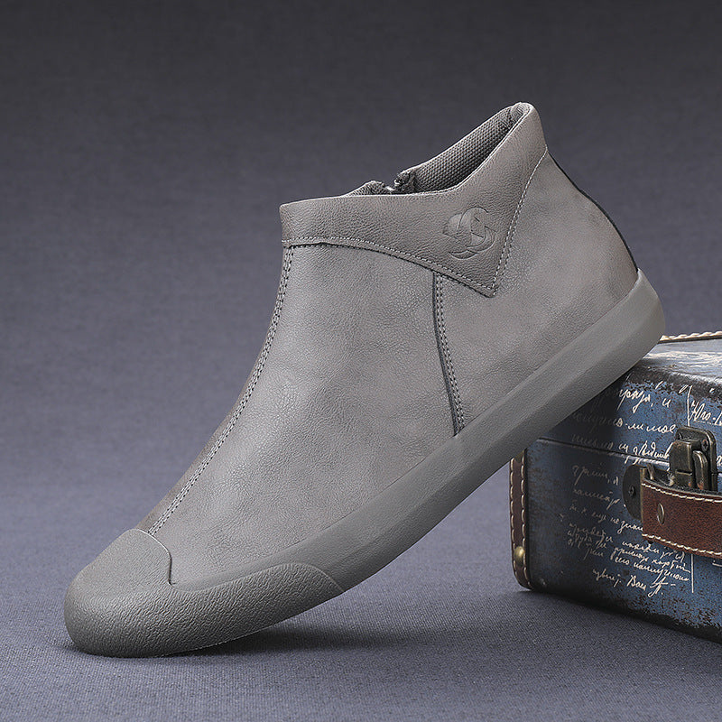 High Top Shoes Casual Shoes English Leather