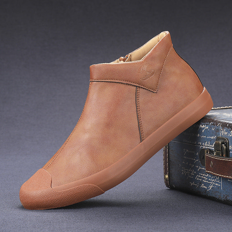 High Top Shoes Casual Shoes English Leather