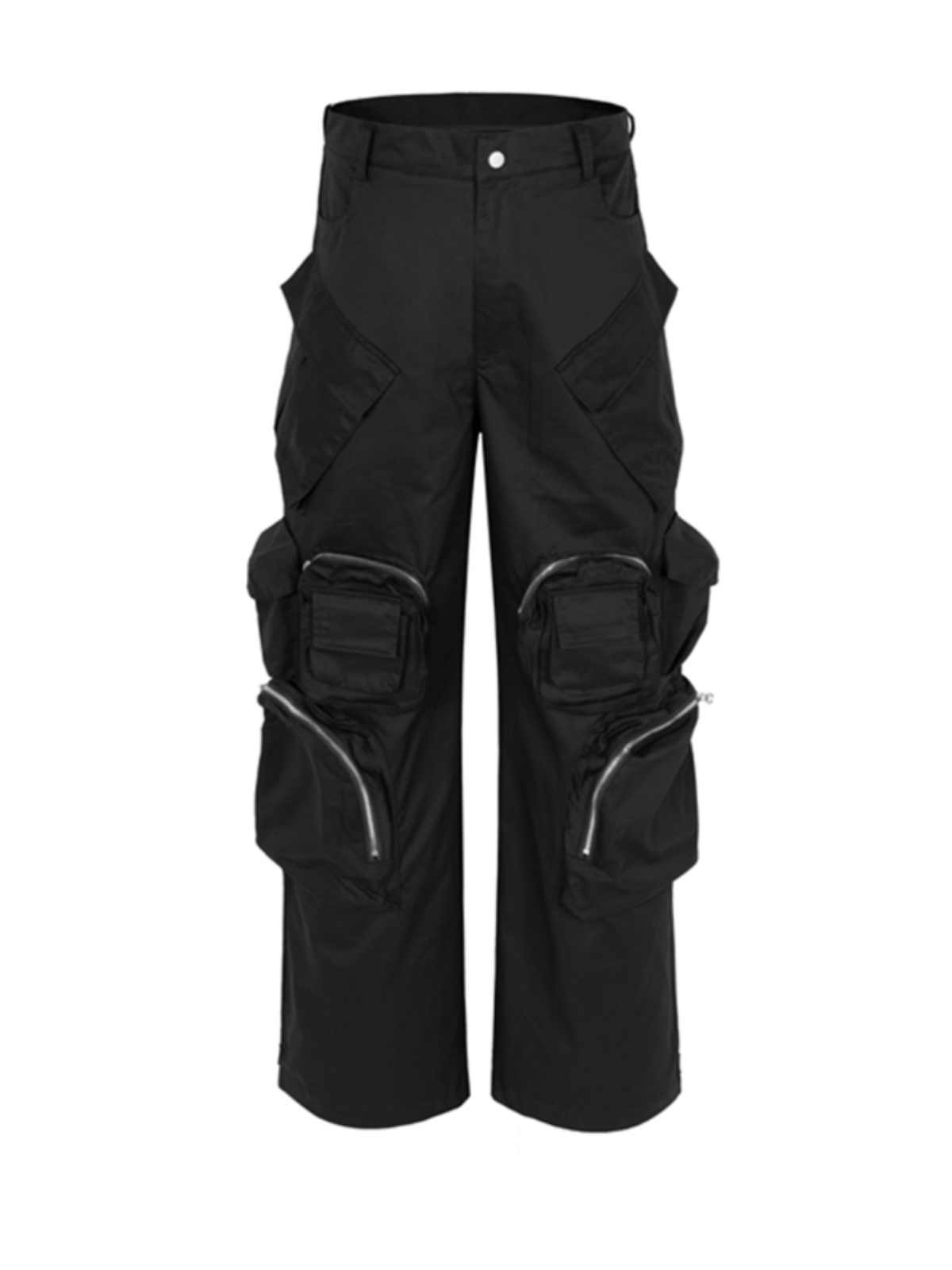High Street Multi-pocket Fashion Brand Wide Leg Leisure Baggy Pants
