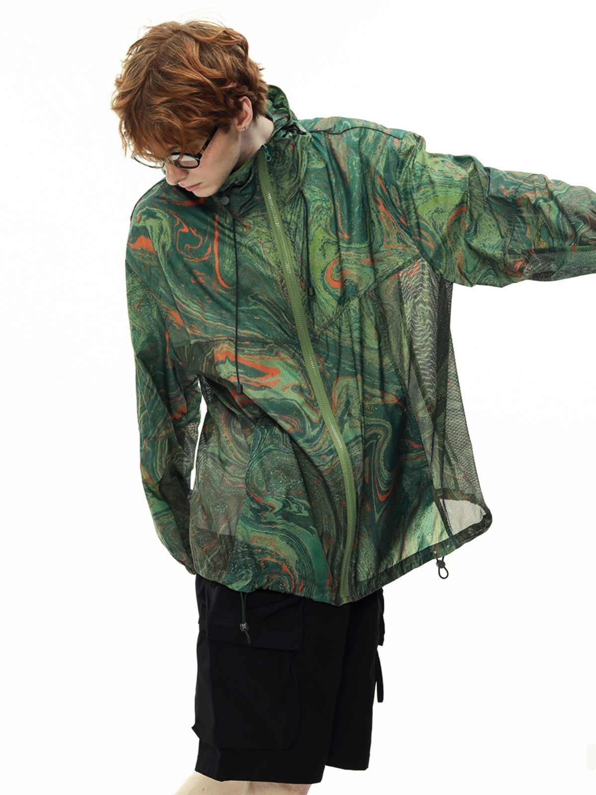 UV Protection Ice Silk Sun Protection Clothing Men's Lightweight Breathable Jacket