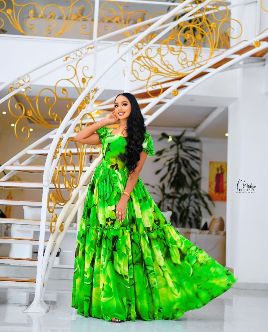 women's dress ሽፎን