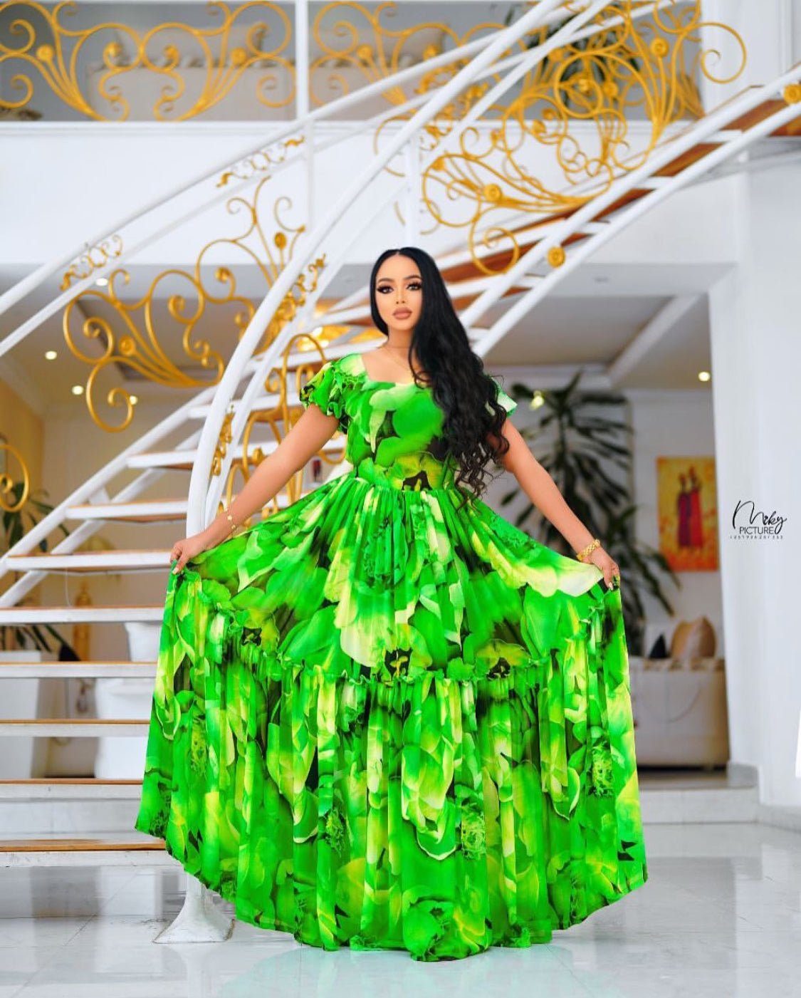 women's dress ሽፎን