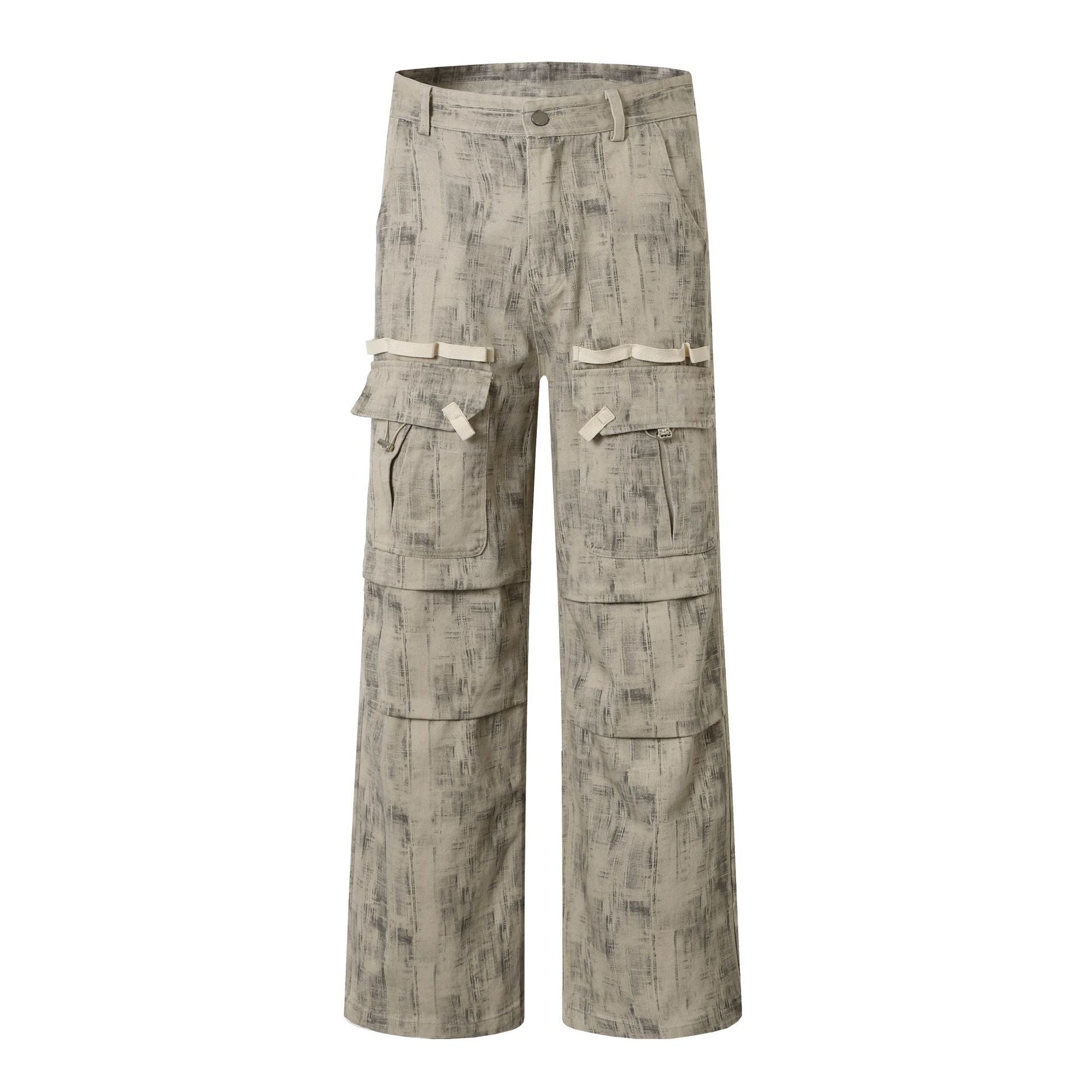 Spring New Retro Loose Wash Overalls