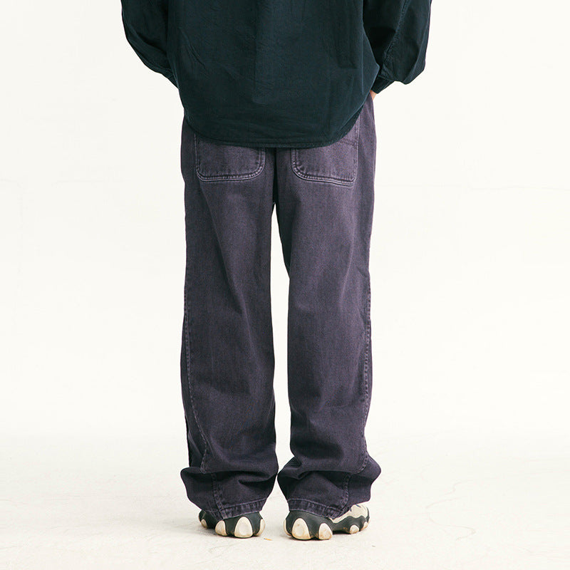 Siro Twill Loose Cargo Trousers