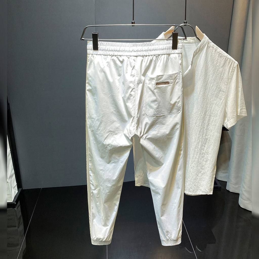 Loose All-match Trendy Exercise Ankle-tied Cropped Casual Pants