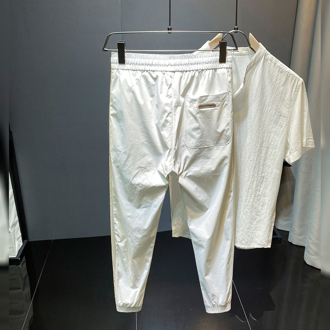 Loose All-match Trendy Exercise Ankle-tied Cropped Casual Pants