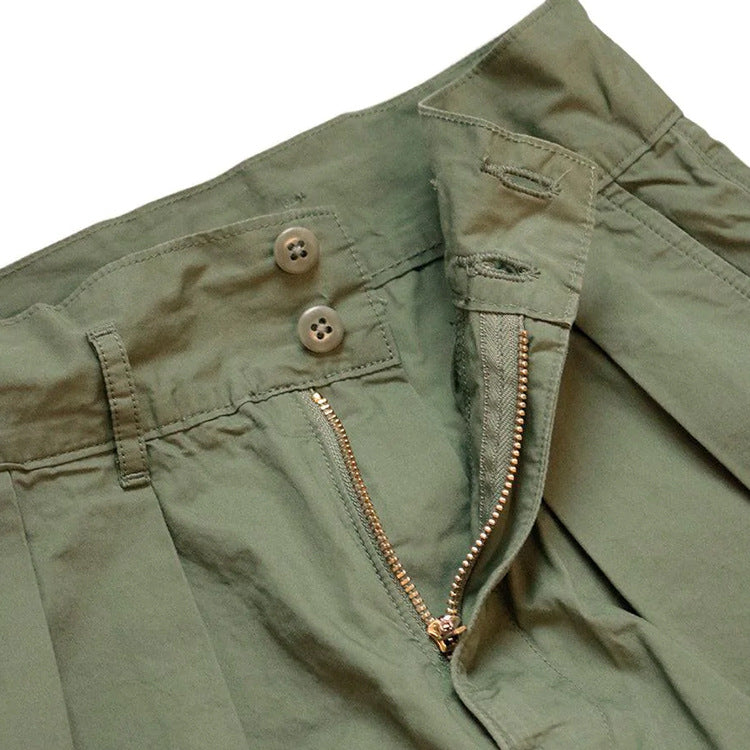 Retro Lamb Wool Patchwork Assorted Colors Military Overalls