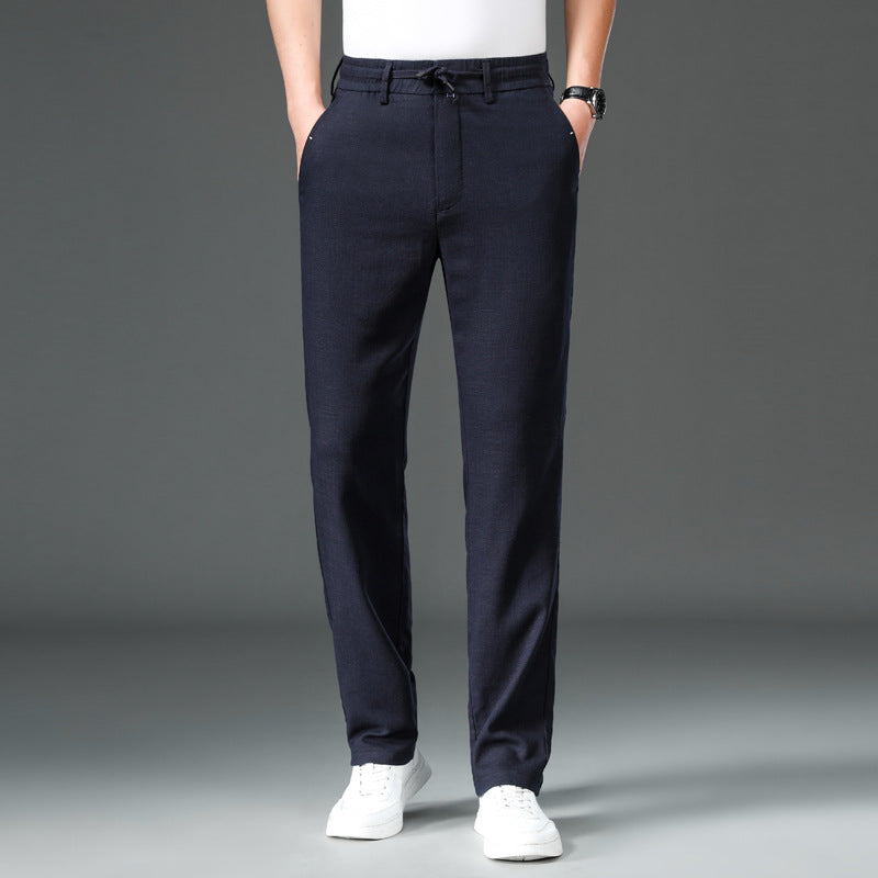 Summer Thin Cotton And Linen Tencel Breathable And Loose Straight White Pants