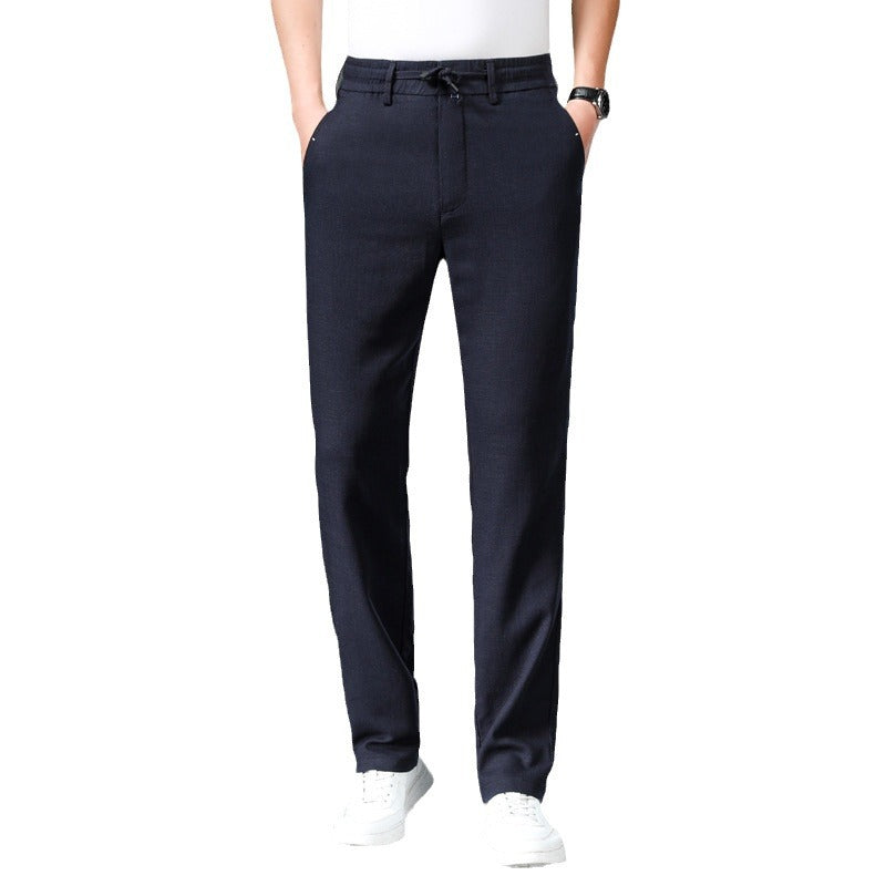 Summer Thin Cotton And Linen Tencel Breathable And Loose Straight White Pants