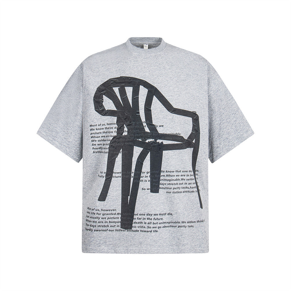 Creative Pattern Printed T-shirt For Men