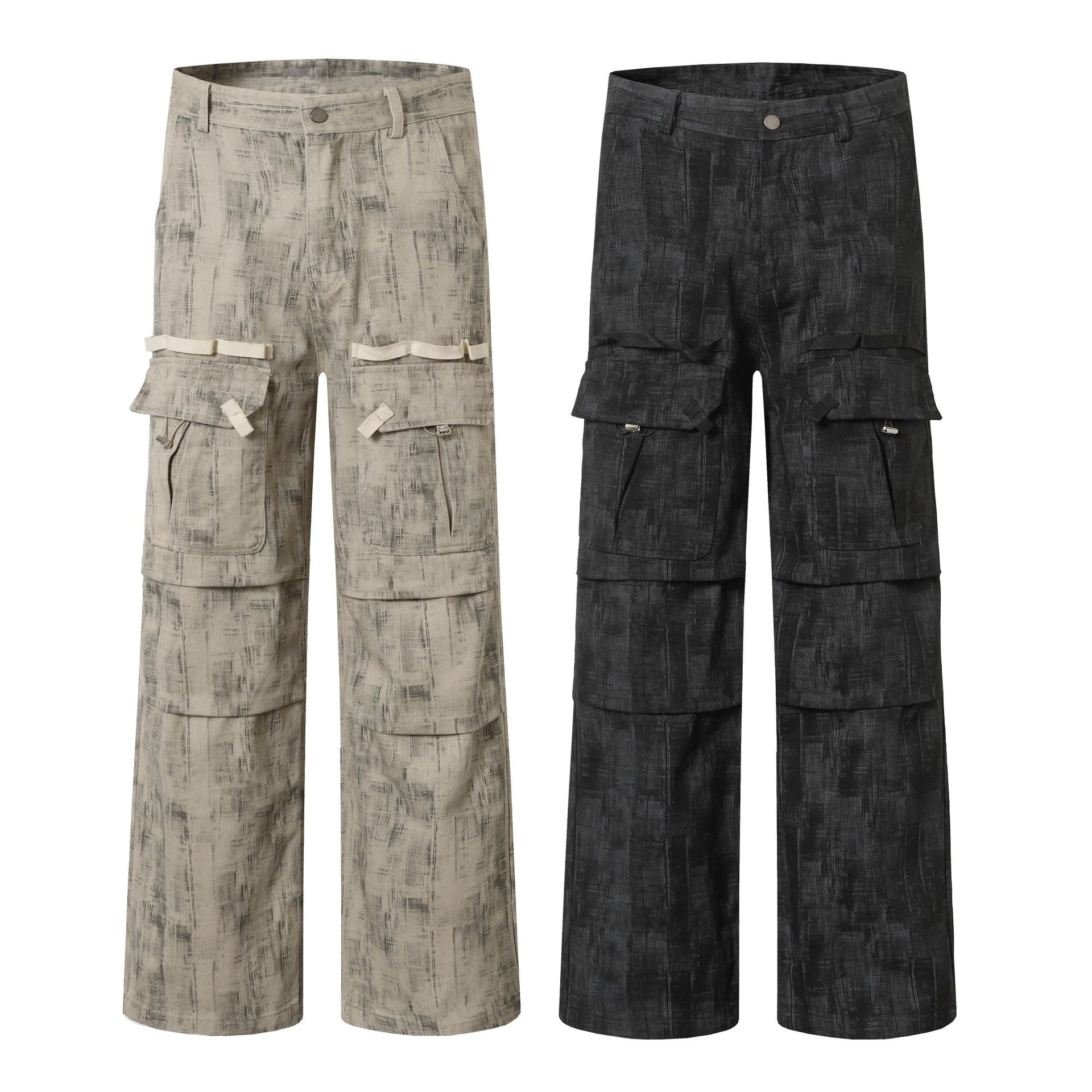 Spring New Retro Loose Wash Overalls