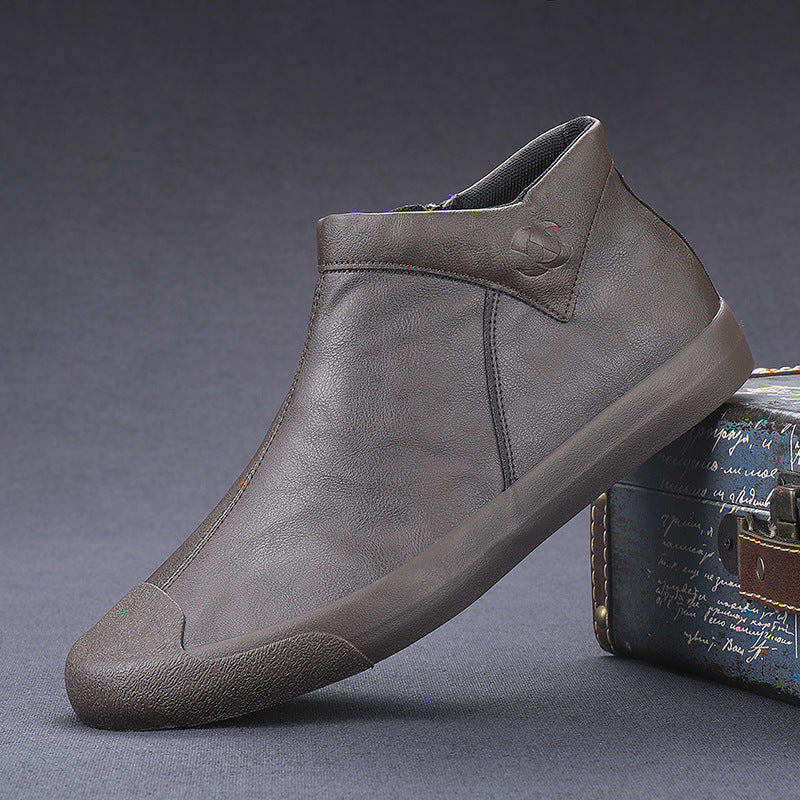 High Top Shoes Casual Shoes English Leather