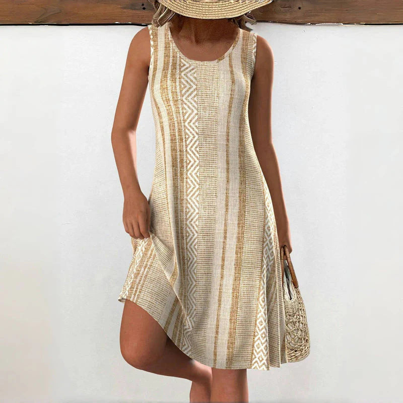 Summer Sleeveless Vest Texture New Loose Dress