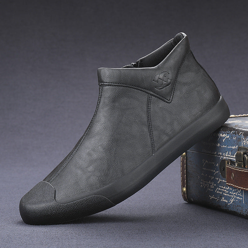 High Top Shoes Casual Shoes English Leather